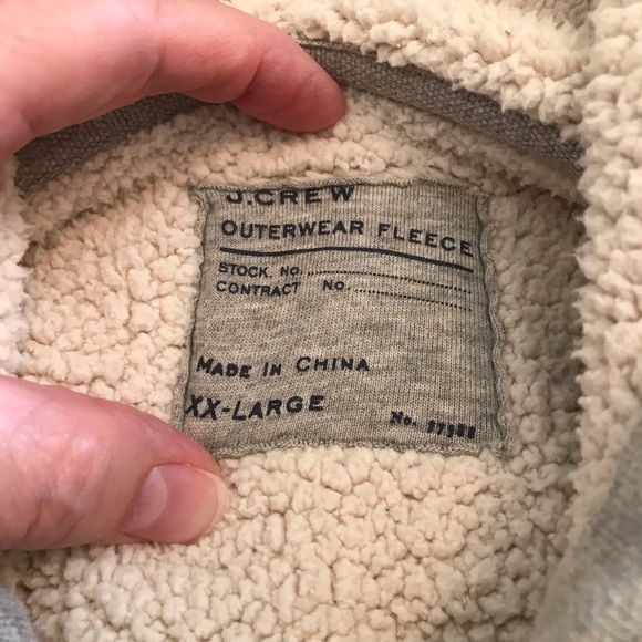 J Crew Outerwear Gray Hooded Zip-Up Jacket in XXL - Picture 2 of 4